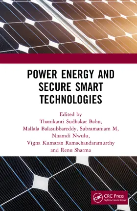 Babu / Balasubbareddy / M |  Power Energy and Secure Smart Technologies | Buch |  Sack Fachmedien