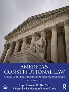 Rossum / Tarr / Munoz |  American Constitutional Law | Buch |  Sack Fachmedien