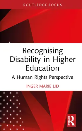 Lid |  Recognising Disability in Higher Education | Buch |  Sack Fachmedien