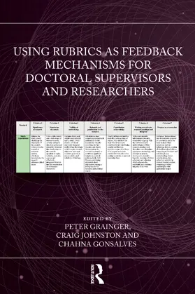 Grainger / Johnston / Gonsalves |  Using Rubrics as Feedback Mechanisms for Doctoral Supervisors and Researchers | Buch |  Sack Fachmedien