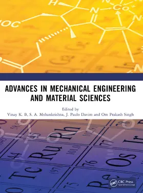 K. B / Mohankrishna / Davim |  Advances in Mechanical Engineering and Material Sciences | Buch |  Sack Fachmedien