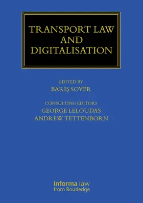 Soyer |  Transport Law and Digitalisation | Buch |  Sack Fachmedien