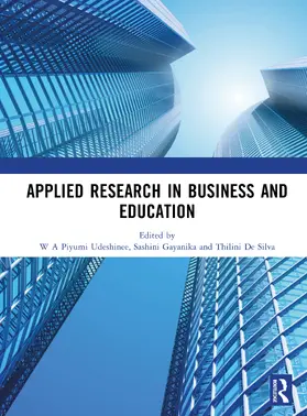 Udeshinee / Gayanika / Silva |  Applied Research in Business and Education | Buch |  Sack Fachmedien