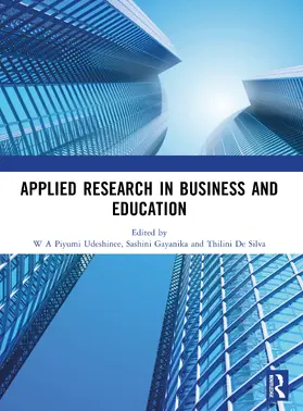 Gayanika / Udeshinee / Silva |  Applied Research in Business and Education | Buch |  Sack Fachmedien