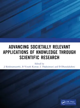 Kumar / Krishnamoorthi / Dhanalakshmi |  Advancing Societally Relevant Applications of Knowledge through Scientific Research | Buch |  Sack Fachmedien