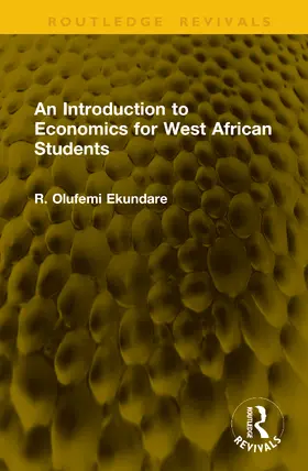 Ekundare |  An Introduction to Economics for West African Students | Buch |  Sack Fachmedien