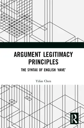 Chen |  Argument Legitimacy Principles | Buch |  Sack Fachmedien