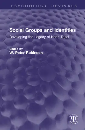 Robinson |  Social Groups and Identities | Buch |  Sack Fachmedien