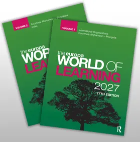  The Europa World of Learning 2027 | Buch |  Sack Fachmedien