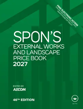 AECOM |  Spon's External Works and Landscape Price Book 2027 | Buch |  Sack Fachmedien