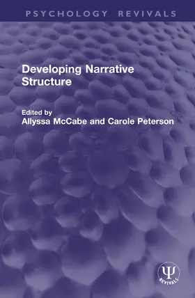 McCabe / Peterson |  Developing Narrative Structure | Buch |  Sack Fachmedien