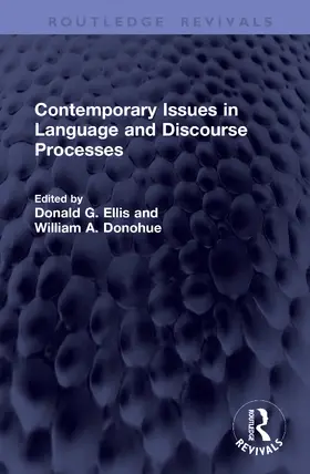 Ellis / Donohue |  Contemporary Issues in Language and Discourse Processes | Buch |  Sack Fachmedien