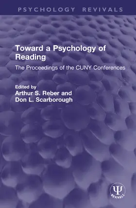 Reber / Scarborough |  Toward a Psychology of Reading | Buch |  Sack Fachmedien
