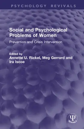 Rickel / Gerrard / Iscoe |  Social and Psychological Problems of Women | Buch |  Sack Fachmedien