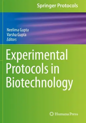 Gupta |  Experimental Protocols in Biotechnology | Buch |  Sack Fachmedien