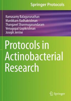Balagurunathan / Radhakrishnan / Jerrine | Protocols in Actinobacterial Research | Buch | 978-1-07-160730-5 | sack.de