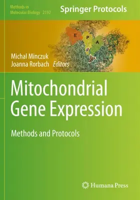 Minczuk / Rorbach | Mitochondrial Gene Expression | Buch | 978-1-0716-0836-4 | www.sack.de