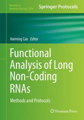 Cao |  Functional Analysis of Long Non-Coding RNAs | Buch |  Sack Fachmedien