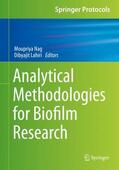Lahiri / Nag |  Analytical Methodologies for Biofilm Research | Buch |  Sack Fachmedien