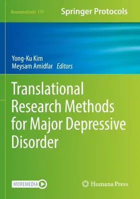 Amidfar / Kim |  Translational Research Methods for Major Depressive Disorder | Buch |  Sack Fachmedien