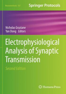 Dong / Graziane | Electrophysiological Analysis of Synaptic Transmission | Buch | 978-1-07-162591-0 | sack.de