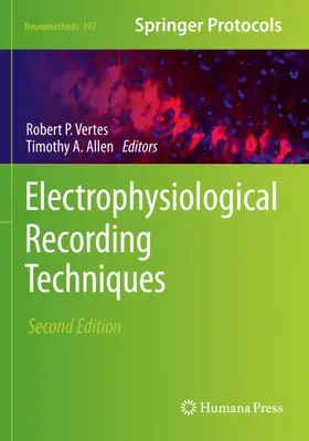Allen / Vertes |  Electrophysiological Recording Techniques | Buch |  Sack Fachmedien