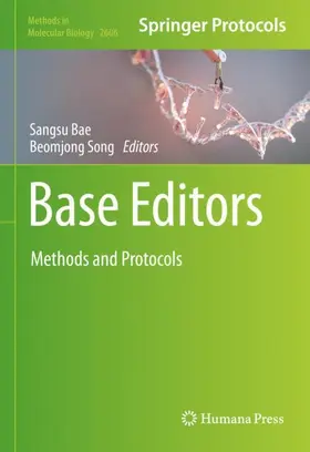 Song / Bae | Base Editors | Buch | 978-1-0716-2878-2 | www.sack.de