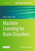 Colliot |  Machine Learning for Brain Disorders | Buch |  Sack Fachmedien