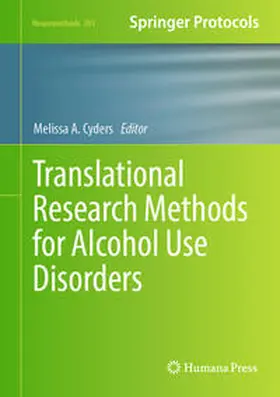 Cyders | Translational Research Methods for Alcohol Use Disorders | E-Book | sack.de