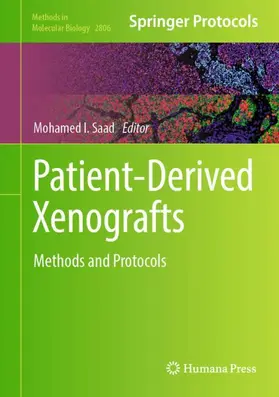 Saad | Patient-Derived Xenografts | Buch | 978-1-0716-3857-6 | www.sack.de