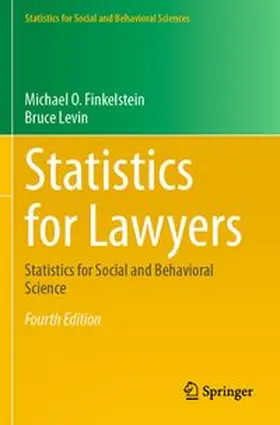 Finkelstein / Levin | Statistics for Lawyers | Buch | 978-1-0716-4158-3 | www.sack.de