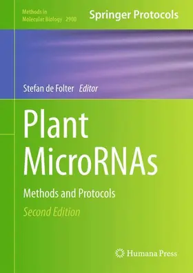 de Folter | Plant MicroRNAs | Buch | 978-1-0716-4397-6 | www.sack.de