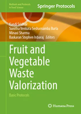 Sridhar / Venkata Seshamamba Burla / Sharma | Fruit and Vegetable Waste Valorization | E-Book | www.sack.de