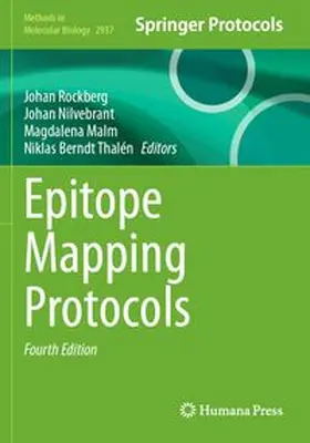 Rockberg / Nilvebrant / Malm | Epitope Mapping Protocols | Buch | 978-1-0716-4593-2 | www.sack.de