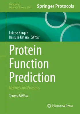Kurgan / Kihara |  Protein Function Prediction | Buch |  Sack Fachmedien