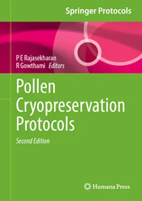 Rajasekharan / Gowthami |  Pollen Cryopreservation Protocols | eBook | Sack Fachmedien