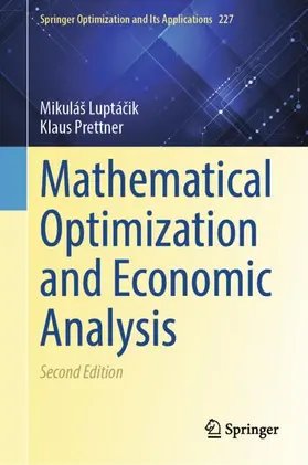 Luptácik / Prettner |  Mathematical Optimization and Economic Analysis | Buch |  Sack Fachmedien