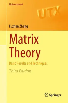 Zhang |  Matrix Theory | Buch |  Sack Fachmedien