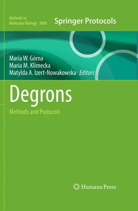 Górna / Klimecka / Izert-Nowakowska | Degrons | Buch | 978-1-0716-5507-8 | www.sack.de