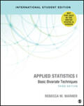 Warner |  Applied Statistics I - International Student Edition | Buch |  Sack Fachmedien