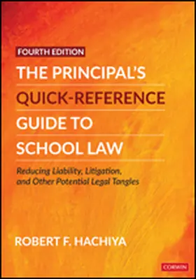 Hachiya |  The Principal's Quick-Reference Guide to School Law | Buch |  Sack Fachmedien