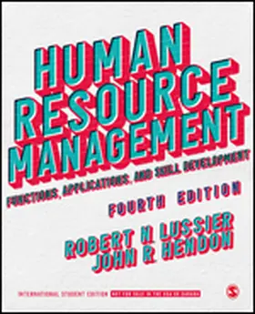 Lussier / Hendon |  Human Resource Management - International Student Edition | Buch |  Sack Fachmedien