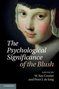 Crozier / Jong |  The Psychological Significance of the Blush | Buch |  Sack Fachmedien