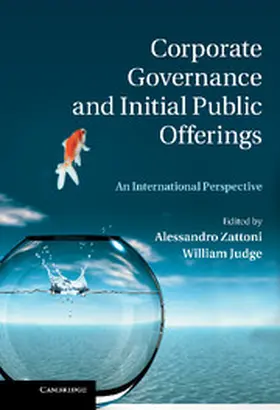 Zattoni / Judge |  Corporate Governance and Initial Public Offerings | Buch |  Sack Fachmedien