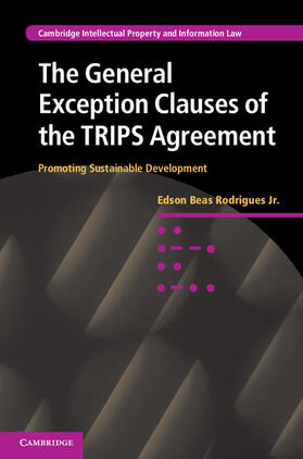 Beas Rodrigues, Jr | The General Exception Clauses of the TRIPS Agreement | Buch | 978-1-107-01748-1 | sack.de