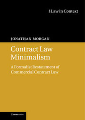 Morgan | Contract Law Minimalism | Buch | 978-1-107-02107-5 | sack.de