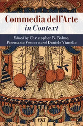 Balme / Vescovo / Vianello |  Commedia dell'Arte in Context | Buch |  Sack Fachmedien