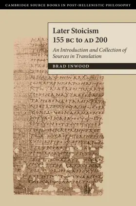 Inwood |  Later Stoicism 155 BC to AD 200 | Buch |  Sack Fachmedien