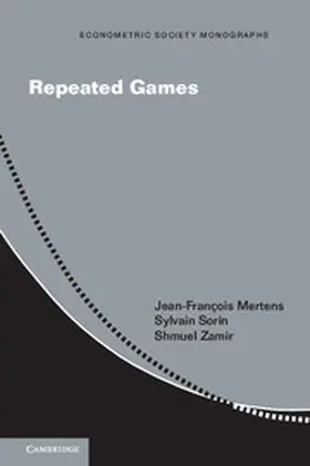 Mertens / Sorin / Zamir | Repeated Games | Buch | 978-1-107-03020-6 | sack.de