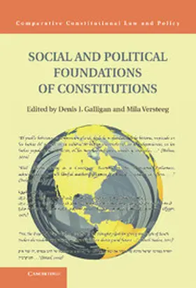 Galligan / Versteeg |  Social and Political Foundations of Constitutions | Buch |  Sack Fachmedien